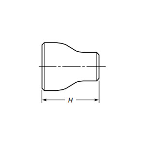 Réducteur concentrique à souder bout à bout